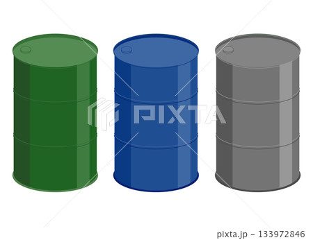 ドラム缶のイラスト 133972846