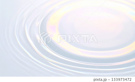 光を反射する水面をイメージした背景画像　波紋 133973472