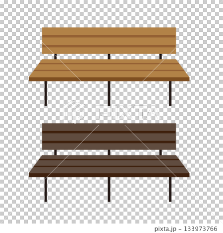 木製ベンチ 133973766