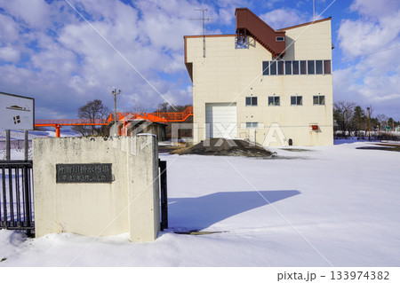 片倉川排水機場(岩見沢市北村) 片倉川排水機場(岩見沢市北村) 133974382