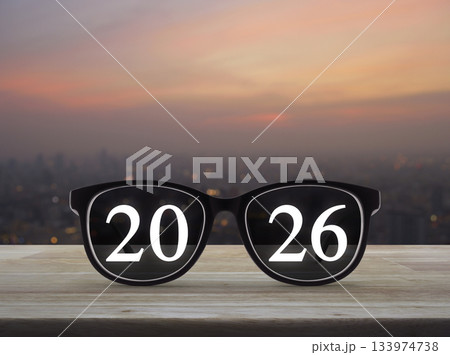 Business vision happy new year 2026 cover concept Business vision happy new year 2026 cover concept 133974738