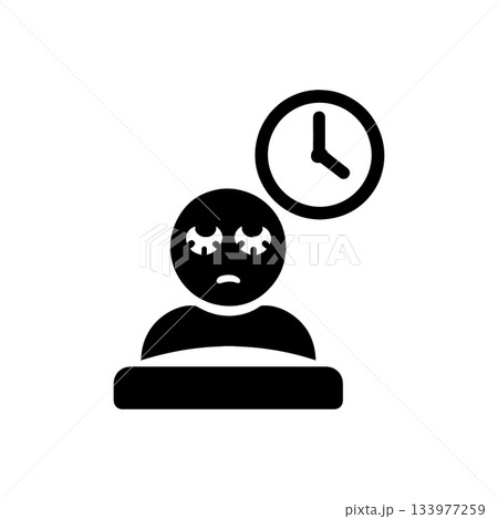 Chronic Insomnia Sleep Disorder Icon Chronic Insomnia Sleep Disorder Icon 133977259