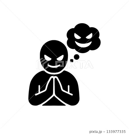 Deceptive Hypocrite Evil Thought Icon 133977335