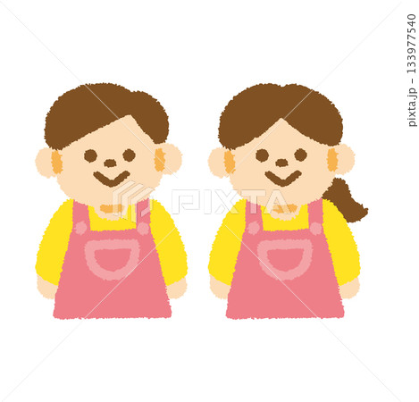 幼稚園・保育園 先生 イラスト パステル かわいい アイコン 133977540