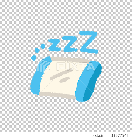 枕 シンプル イラスト パステル かわいい アイコン 133977541