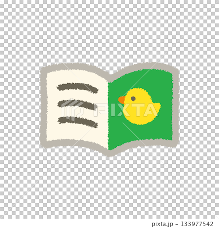 Picture book simple illustration pastel cute icon Picture book simple illustration pastel cute icon 133977542