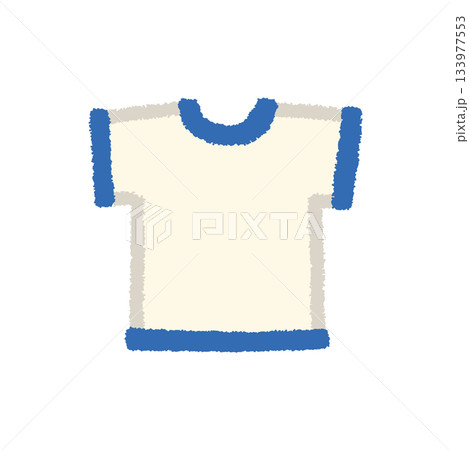子供 体操服 手書き イラスト パステル 子供向け かわいい アイコン 133977553