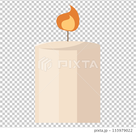 蠟燭。蠟燭。向量圖 133979022