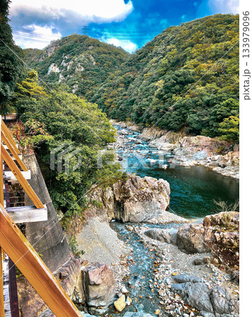 武田尾廃線跡から見る武庫川渓谷 武田尾廃線跡から見る武庫川渓谷 133979096