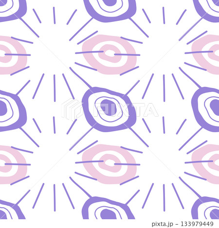 Spots, lines, dots. A seamless vector pattern of minimalist, trendy, hand-drawn abstract elements Spots, lines, dots. A seamless vector pattern of minimalist, trendy, hand-drawn abstract elements 133979449