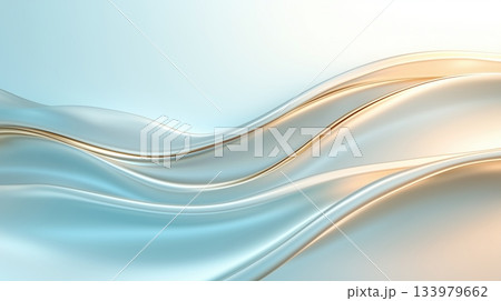 Elegant Wavy Gradient Background with Golden Lines and Fluid Shapes Elegant Wavy Gradient Background with Golden Lines and Fluid Shapes 133979662
