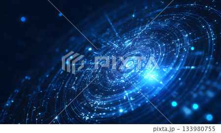 Satellite and signal transmission background with radar and orbit visuals. Satellite and signal transmission background with radar and orbit visuals. 133980755