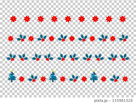 Christmas decoration lines 133981328