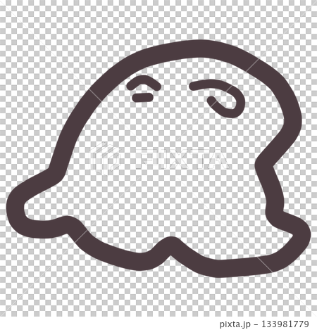 シンプルにデフォルメしたかわいいメンダコのイラスト 133981779