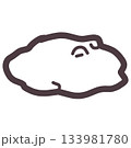 シンプルにデフォルメしたかわいいメンダコのイラスト 133981780