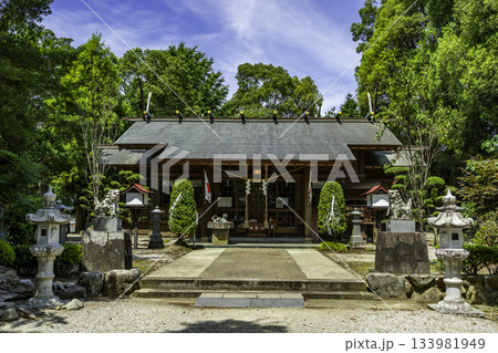 出水麓　諏訪神社　拝殿　鹿児島県出水市 133981949