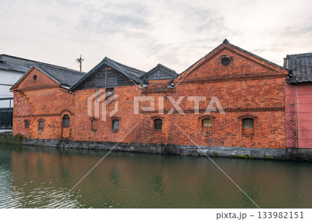 Namikura red brick warehouse by river, Yanagawa, Fukuoka Namikura red brick warehouse by river, Yanagawa, Fukuoka 133982151