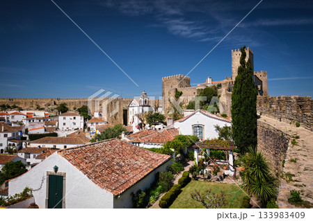 Exploring the medieval charm of Obidos castle and surrounding houses in Portugal Exploring the medieval charm of Obidos castle and surrounding houses in Portugal 133983409