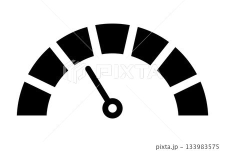Speed gauge icon. Speedometer Icon. Speed Meter. Speed Gauge. Meter For Car Isolated On White Background. Indicator For Dashboard Of Car 133983575