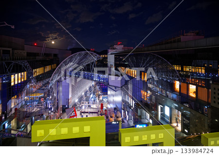 京都駅　大階段　イルミネーション 133984724