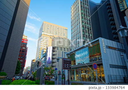 ビル街　名古屋駅近く 133984764