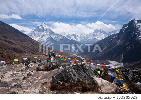 Landscape from Chukpi Lhara viewpoint, Dughla, Nepal Landscape from Chukpi Lhara viewpoint, Dughla, Nepal 133985029