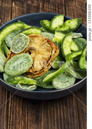 Delicious homemade candied fruits. Delicious homemade candied fruits. 133986200