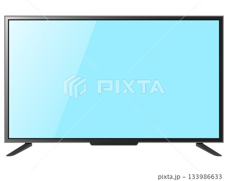 シンプルな液晶テレビ 133986633