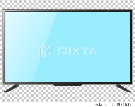 シンプルな液晶テレビ 133986633