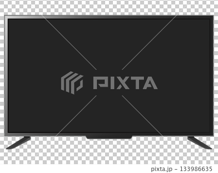 シンプルな液晶テレビ 133986635