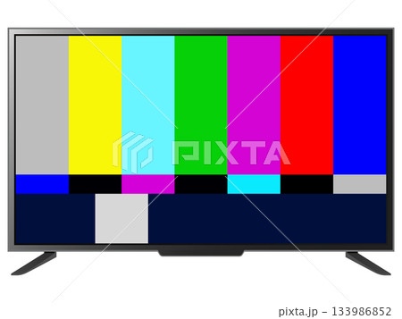 シンプルな液晶テレビ 133986852