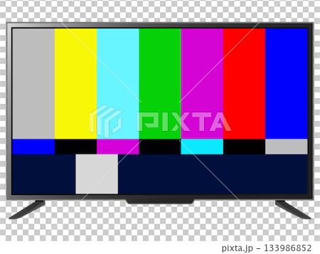 シンプルな液晶テレビ 133986852