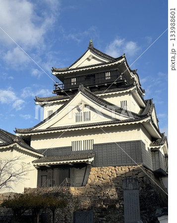 紅葉に囲まれた天守閣 紅葉に囲まれた天守閣 133988601