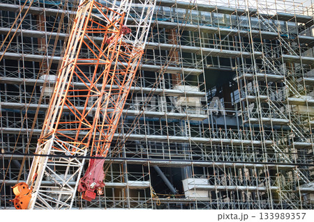 建設現場  (外部足場)　イメージ 133989357