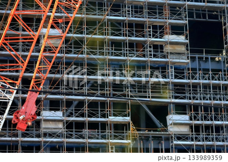 建設現場  (外部足場)　イメージ 133989359