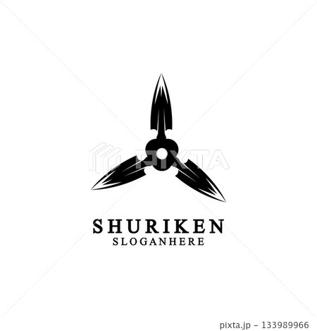 ninja shuriken black solid icon modern design, isolated on white background. flat style for graphic design template. suitable for logo, web, UI, mobile app. vector illustration ninja shuriken black solid icon modern design, isolated on white background. flat style for graphic design template. suitable for logo, web, UI, mobile app. vector illustration 133989966