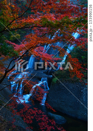 袋田の滝の紅葉 袋田の滝の紅葉 133990156