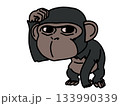 チンパンジー デフォルメイラスト 133990339