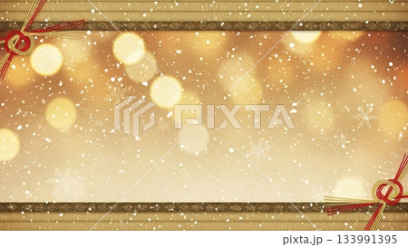 ベージュ紙テクスチャのシンプルな和風の背景 133991395