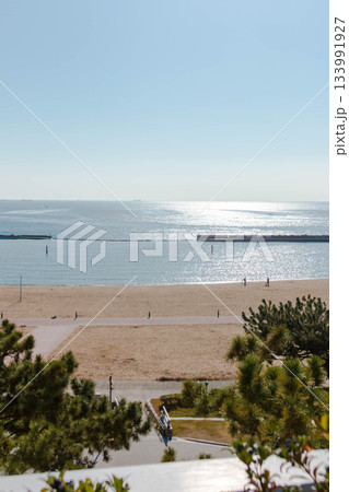 須磨シーワールドから眺める須磨海岸 須磨シーワールドから眺める須磨海岸 133991927