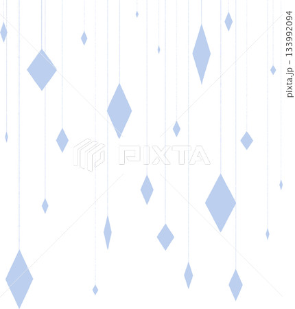 ブルーダイヤのオーナメント背景イラスト ブルーダイヤのオーナメント背景イラスト 133992094