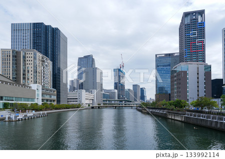 大阪・中之島の再開発エリアの眺望（2025年秋） 133992114