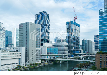 大阪・中之島の再開発エリアの眺望(2025年秋) 大阪・中之島の再開発エリアの眺望(2025年秋) 133992119