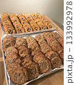 Rich and chewy chocolate cookies loaded with gooey chocolate chunks. A classic indulgence with a perfect balance of sweetness and deep cocoa flavor in every bite. 133992978