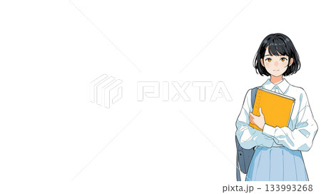 読書をする女子高生 133993268