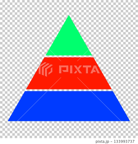 Pyramid Triangle 3 Colors 133993737