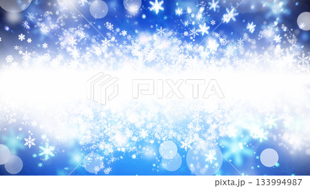 雪景色グラデーション背景_イルミネーション 雪景色グラデーション背景_イルミネーション 133994987