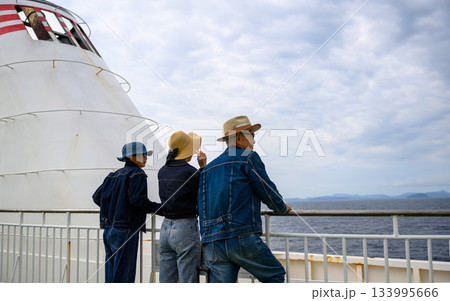 船旅 デニム風景 133995666