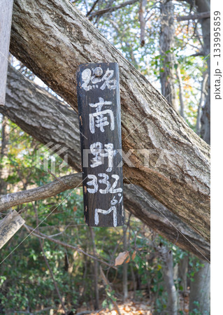 南野山の山頂（大阪府四條畷市） 133995859