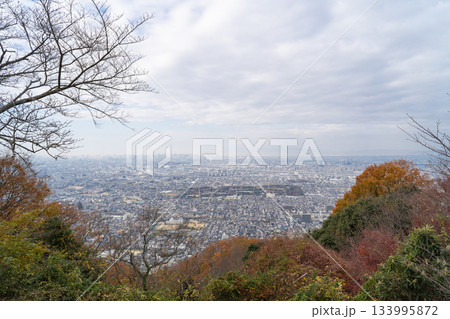 河内飯盛山の山頂展望台から見た景色（大阪府大東市） 133995872